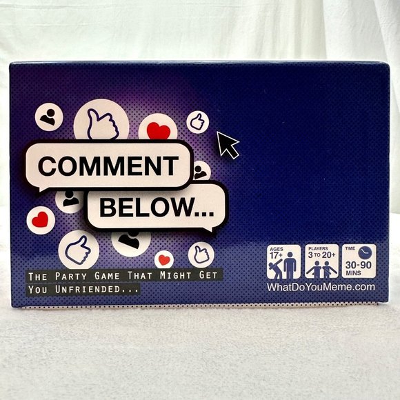 Comment Below Party Card Game from What Do You Meme 100% Complete - Picture 7 of 7